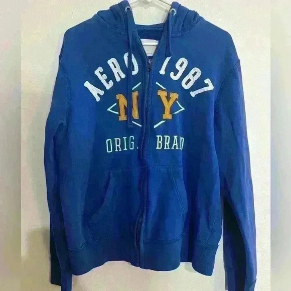 Aeropostale Zip Front Hoodie - Picture 1 of 4